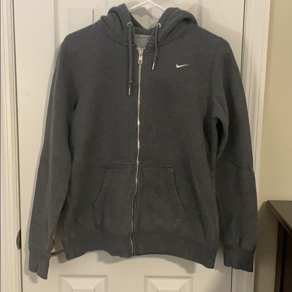 Nike Zip Up Hooded Sweatshirt - EUC